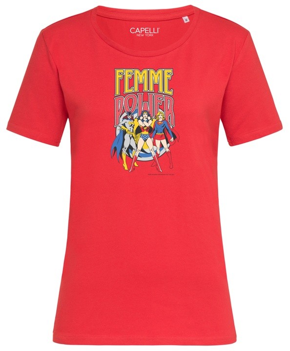 T-Shirt - 170g/m", single jersey, ringspun cotton, full feeder, Wonder Woman Print , 95%CO 5%EL