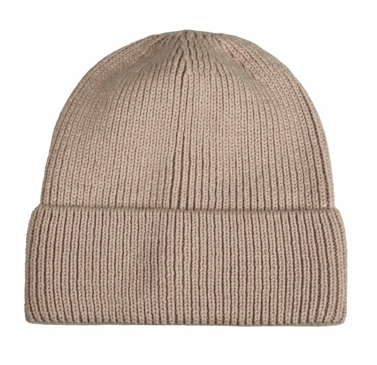 Hat - knitted soft hat w/ wide cuffl, 115g, 70%Acrylic 30%Merinowool